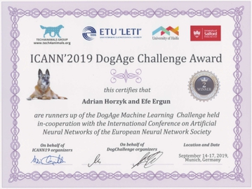 DogAgeChallenge Award – 2nd Winners